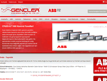 Tablet Screenshot of genclerelektronik.com